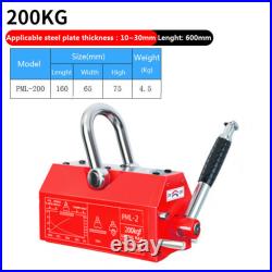 1001000KG Heavy Duty Permanent Magnet Crane Magnetic Lifter Crane Hoist Lifting