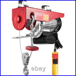 1320LB Electric Hoist Winch Crane Overhead Lift with 6.6ft Wired Remote Control