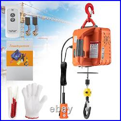 1500W 110V Power Winch Crane, 25Ft Lifting Height, 3 in 1 Electric Hoist Winch 1