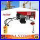1763 lbs Electric Cable Hoist Crane Winch Garage Lift Wired Remote Control 110V