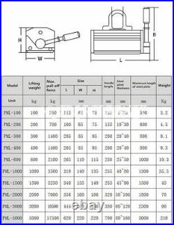 1PC Heavy Duty Crane Hoist Lifting Magnet Permanent Magnet Crane Magnetic Lifter