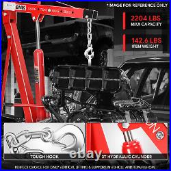 1 TON Heavy Duty Engine Motor Hoist Leveler Cherry Picker Shop Crane Lift Tool
