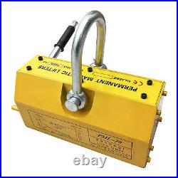 2000KG Magnetic Lifter Crane Hoist Lifting Magnet Safety Rate Lifting Magnet
