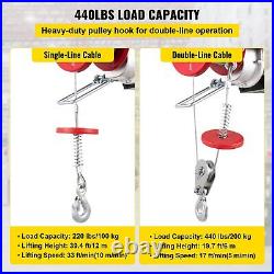 200-1200Kg Electric Hoist Lifting Crane Cable Hoist Winch for Boat Car Garage