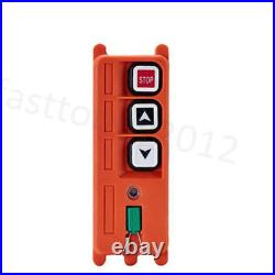 65V-440V AC/DC Lift Hoist Crane Wireless Industrial Remote Control 2 Key Switch