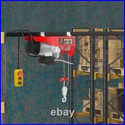 Electric Hoist Winch Lifting Engine Crane Garage Hanging Cable Lift Hook 1500lb