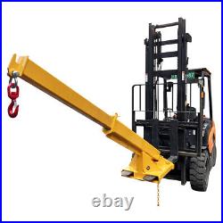 Forklift Mobile Crane Forklift Crane Attachment 6600lb 3T Lifting Hoist Jib Boom