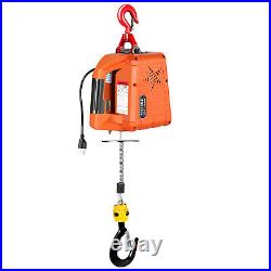 Heavy Duty 1100lbs Electric Cable Hoist Crane Lifting Garage Auto Shop Winch CA