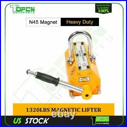Heavy Duty 1320lb 600kg Steel Lifting Magnet Magnetic Lifter Hoist Crane