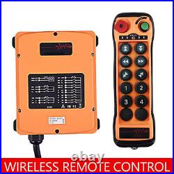 Hoist Industrial AC DC 12V-480V Wireless Radio Remote Control Crane Lift Switch