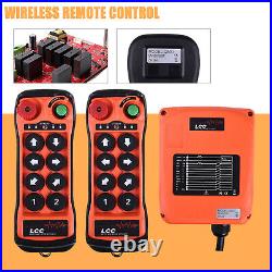 Hoist Industrial Wireless Radio Remote Control Crane Lift Switch 12V-380V AC/DC