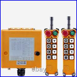Hoist Industrial Wireless Radio Remote Control Crane Lift Switch 18V-440V F24-D2