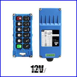 Hoist Industrial Wireless Radio Remote Control Crane Lift Switch AC/DC 12V-380V