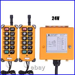 Hoist Industrial Wireless Radio Remote Control Crane Lift Switch Kit 12V-380V