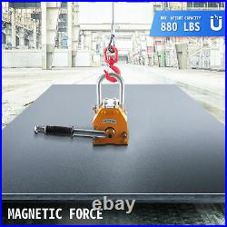 Magnetic Lifter Heavy Duty Crane Hoist Lifting Magnet 880lb/400 KG Steel