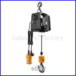 New 440 Lb Electric Cable Hoist Crane Lift Garage Auto Shop Winch WithRemote 110V