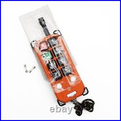 Remote Controller Switches Transmitter Receiver 6 Channel Alloy Hoist Crane Lift