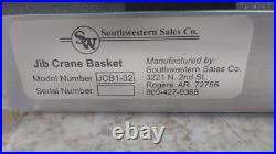 Southwestern Sales Co. JCB1-32 250 Lb Lift Capacity Jib Crane Hoist Basket