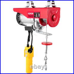 VEVOR 880Lbs Electric Hoist Winch Lifting Engine Crane Remote Control Two Lines